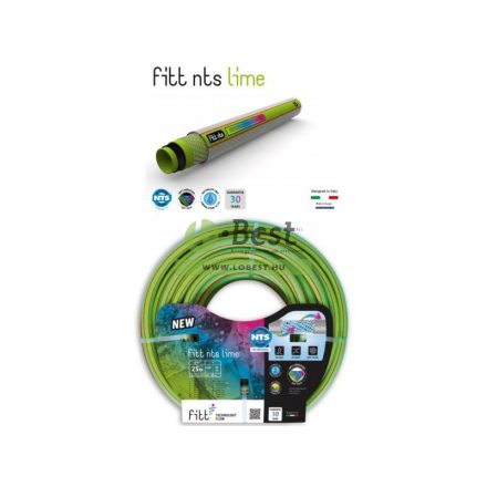 FITT NTS Lime 1/2" csavarodásmentes tömlő 25m