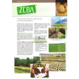 Zeba vízraktározó szuperabszorbens