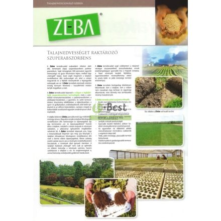 Zeba vízraktározó szuperabszorbens